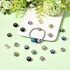 Rondelle Mixed Style Handmade Lampwork European Large Hole Beads LPDL-R007-4