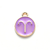 Alloy Enamel Pendants ENAM-S124-01B-01A-2