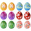 12Pcs 6 Colors Easter Cartoon Opaque Resin Cabochons RESI-FS0001-56-1