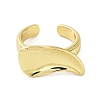 Rack Plating Brass Cuff Rings RJEW-D025-03G-2