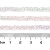 Transparent Painted Glass Beads Strands DGLA-A034-T1mm-A23-3