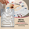 Custom Stainless Steel Metal Cutting Dies Stencils DIY-WH0289-063-4