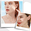 100Pcs 5 Colors Light Gold Plated Alloy Enamel Pendants ENAM-AR0001-73-7