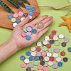 72Pcs 9 Colors Alloy Enamel Pendants ENAM-SZ0001-79A-02-4