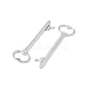 Tibetan Style Zinc Alloy Key Big Pendants EA11911Y-2
