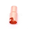 Brass Magnetic Clasps STAS-WH0038-07RG-2
