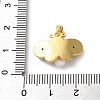 Brass Pave Blue Cubic Zirconia Pearl Pink Butterfly Pendants KK-P320-11A-G-3