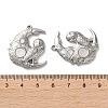 304 Stainless Steel Pendant Rhinestone Settings STAS-A124-04P-3