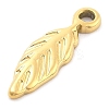 Ion Plating(IP) 304 Stainless Steel Pendants STAS-P379-05B-G-2