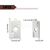201 Stainless Steel Pendants STAS-UN0044-72-2