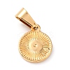 304 Stainless Steel Pendants STAS-J036-017A-G-2