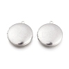 Non-Tarnish 316 Stainless Steel Blank Stamping Tag Locket Pendants LS-STAS-K192-13P-1