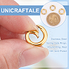 3Pcs Ion Plating(IP) 304 Stainless Steel Spring Gate Rings STAS-UN0059-42-2