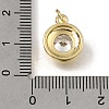 Brass Glass Pendants X-KK-C262-26G-3