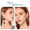 30Pcs 5 Colors Ion Plating(IP) 304 Stainless Steel Stud Earring Findings EJEW-UN0001-67-8