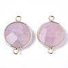 Natural Rose Quartz Links G-R469-02-2