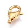 304 Stainless Steel Lobster Claw Clasps X-STAS-I100-20G-1