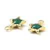 Brass Enamel Charms KK-K337-06G-4