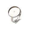304 Stainless Steel Adjustable Ring Components STAS-B098-03E-P-1