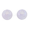 Electroplate Acrylic European Beads OACR-N010-064-4