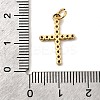 Brass Micro Pave Cubic Zirconia Pendants KK-I360-006G-04-3