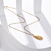PVD Vacuum Plating 304 Stainless Steel Pendant Necklaces STAS-Z114-17G-2