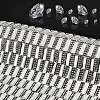 Glitter Resin Hotfix Rhinestone(Hot Melt Adhesive On The Back) DIY-WH0162-54-8