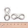 Tarnish Resistant Smooth Surface 304 Stainless Steel Infinity Links connectors STAS-N006-03-4