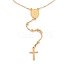304 Stainless Steel Rosary Bead Necklaces For Religion LS-STAS-B021-02G-3