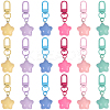 18Pcs 6 Colors Resin Star Pendant Decoraitons FIND-BBC0004-92-1