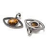 Natural Tiger Eye Pendants G-G147-07AS-06-2