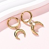 5Pcs 304 Stainless Steel Hoop Earrings EJEW-G447-02G-2