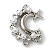 Rack Plating Alloy Crystal Rhinestone Chandelier Component Links FIND-I039-052P-1