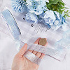 20 Yards Iridescent Polyester Ruffled Ribbon for Sewing Decoration OCOR-WH20007-14A-3