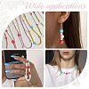 6 Strands 6 Colors Handmade Polymer Clay Bead Strands CLAY-NB0001-71-7