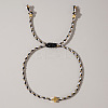 Mother's Day Adjustable Brass Bead Braided Bead Bracelets YE2550-8-1