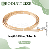 Flat Natural Bamboo Wicker Strips DIY-WH0591-586-2