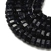 Synthetic Blue Goldstone Beads Strands G-G317-A07-3x6mm-4