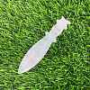 Natural Quartz Crystal Carved Healing Dagger Figurines PW-WG52324-22-1