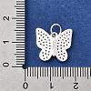 925 Sterling Silver Micro Pave Cubic Zirconia Pendants STER-D309-01F-S-4