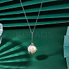 1Pc Rhodium Plated 925 Sterling Silver Bead Cage Pendant Mounting STER-HS0001-20P-5