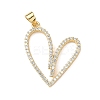 Brass Micro Pave Cubic Zirconia Pendants KK-D426-21C-G-1