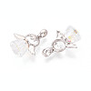 925 Sterling Silver & Austrian Crystal Angel Pendants STER-N016-102P-2