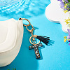 1Pc Resin Letter Keychains KEYC-TADJ0001-09T-5