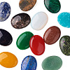 14Pcs 14 Style Mixed Gemstone Cabochons G-FW0001-06-4
