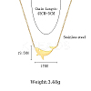 Stainless Steel Pendant Necklaces with Cable Chains AF6538-1-4