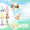 6Pcs Alloy Enamel Pendant Decorations HJEW-YW00171-5