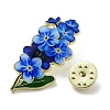 Flower Series Zinc Alloy Enamel Pin JEWB-D069-03E-3