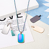 16pcs 4 Colors 304 Stainless Steel Pendants STAS-CW0001-09-9
