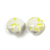 Shell Shape Glazed Porcelain Beads PORC-E022-01C-2